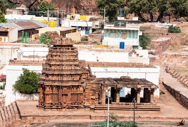 View of Yellama temple.